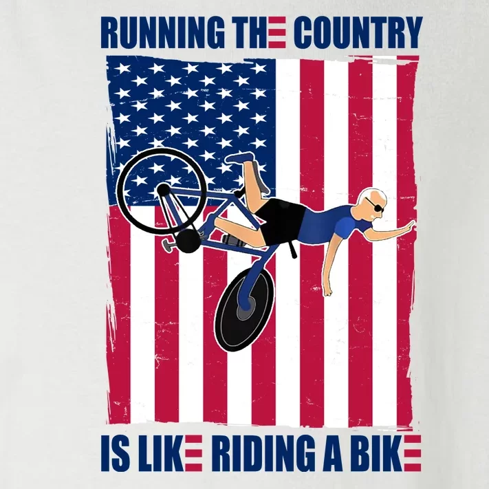 Biden Bicycle Running The Country Is Like Riding A Bike Toddler Long Sleeve Shirt