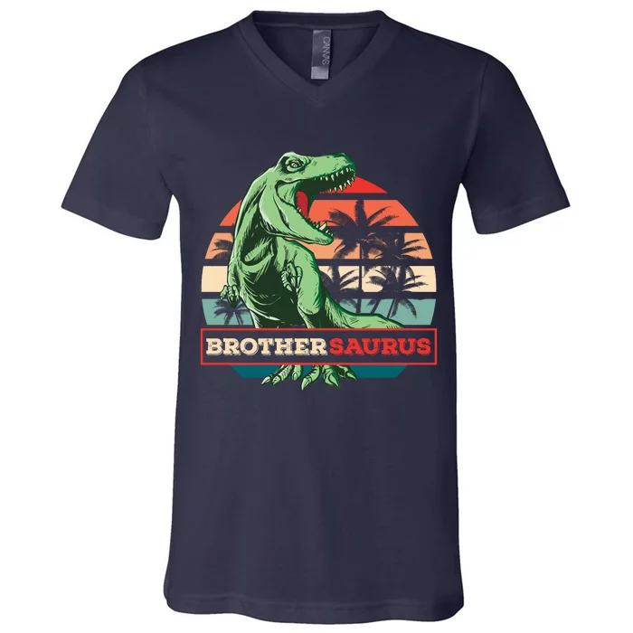 BROTHERSAURUS V-Neck T-Shirt