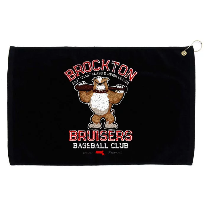 Brockton Bruisers Retro Minor League Baseball Team Grommeted Golf Towel