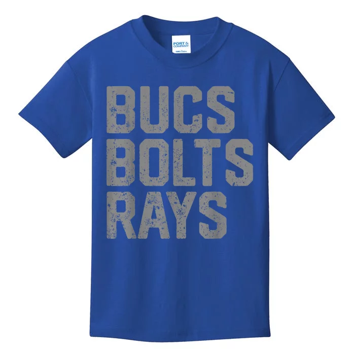 TeeShirtPalace Bucs Bolts Rays Kids T-Shirt