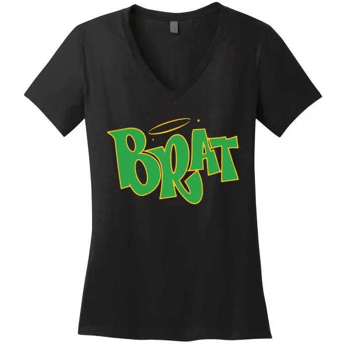 Brat Women's V-Neck T-Shirt