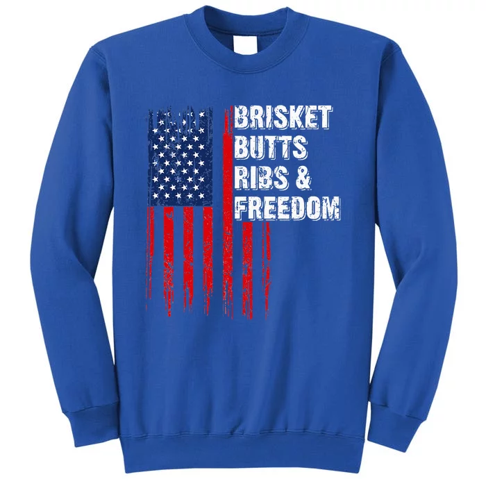 Brisket Butts Ribs And Freedom Steak Cooking Beef Roast Sweatshirt