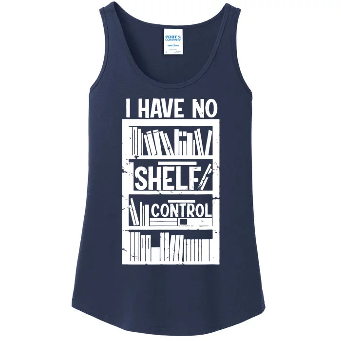 Bookshelf Bookworm Reading Ladies Essential Tank