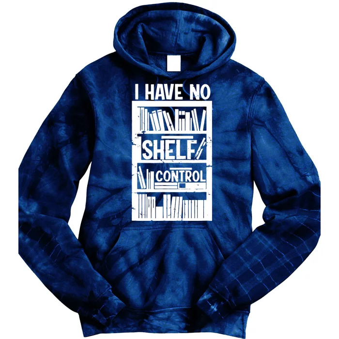 Bookshelf Bookworm Reading Tie Dye Hoodie