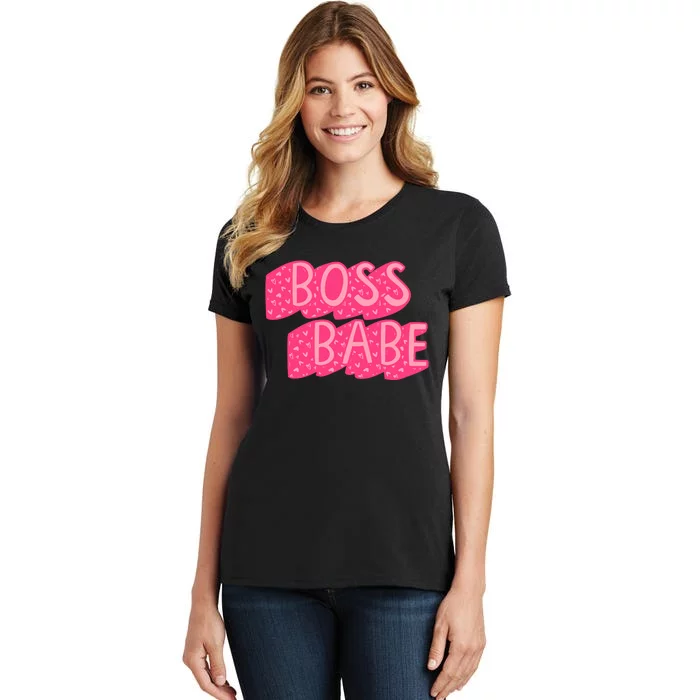 Boss Babe Retro Heart Women's T-Shirt