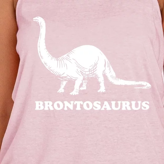 Brontosaurus Women's Knotted Racerback Tank