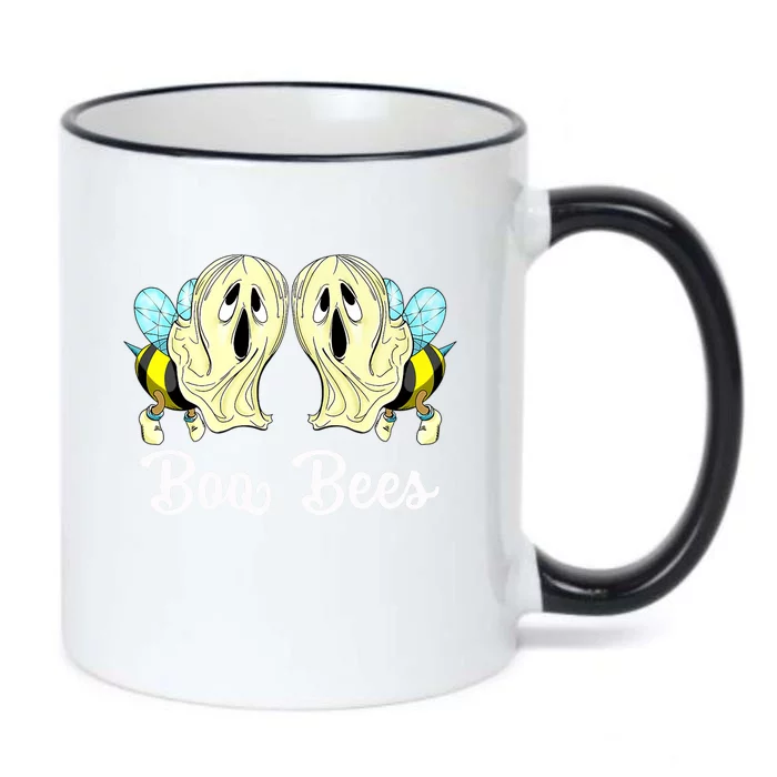 Boo Bees Retro Ghosts Boo Beekeeper Halloween Great Gift Black Color Changing Mug