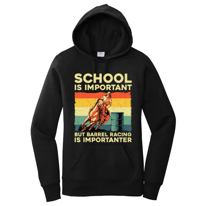 Best Barrel Racing Art For Women Barrel Racer Women's Pullover Hoodie