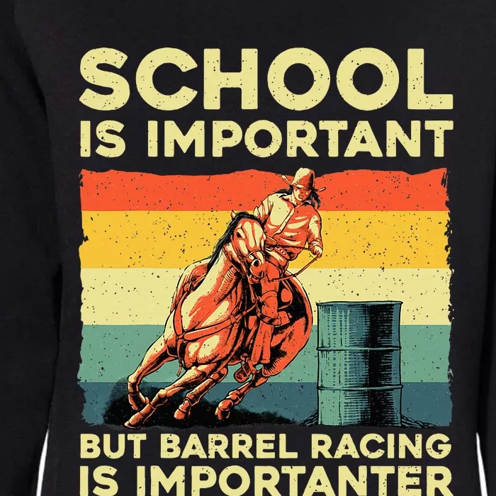 Best Barrel Racing Art For Women Barrel Racer Womens California Wash Sweatshirt