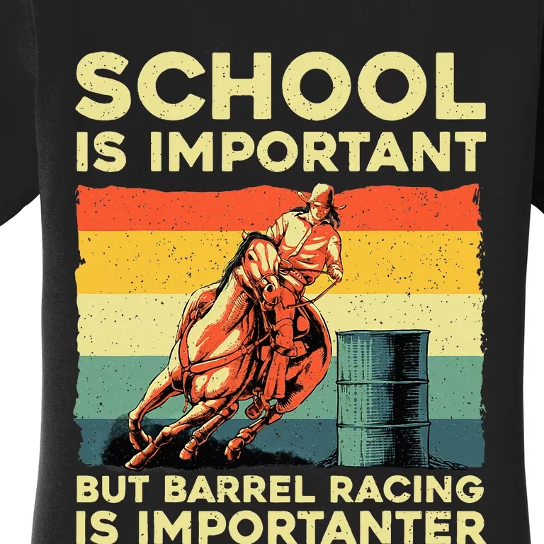 Best Barrel Racing Art For Women Barrel Racer Women's T-Shirt