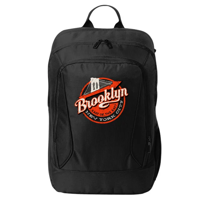 Brooklyn Bridge Retro New York Logo City Backpack