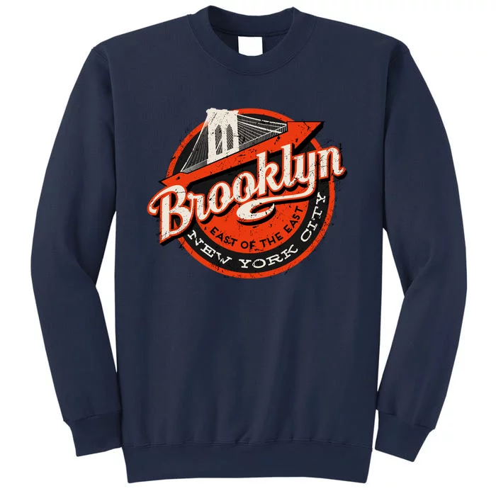 Brooklyn Bridge Retro New York Logo Sweatshirt