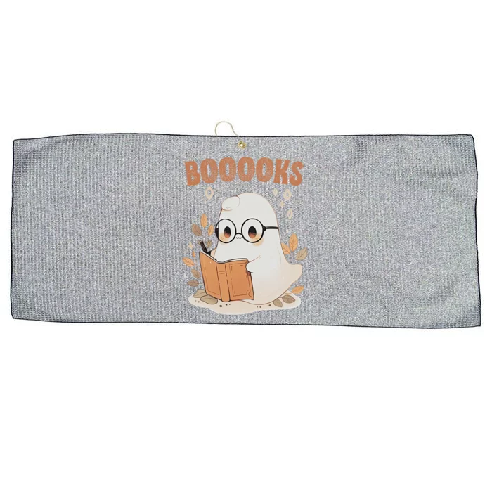 Boo Boooks Reading Book Bookworm Happy Halloween Funny Ghost Cool Gift Large Microfiber Waffle Golf Towel