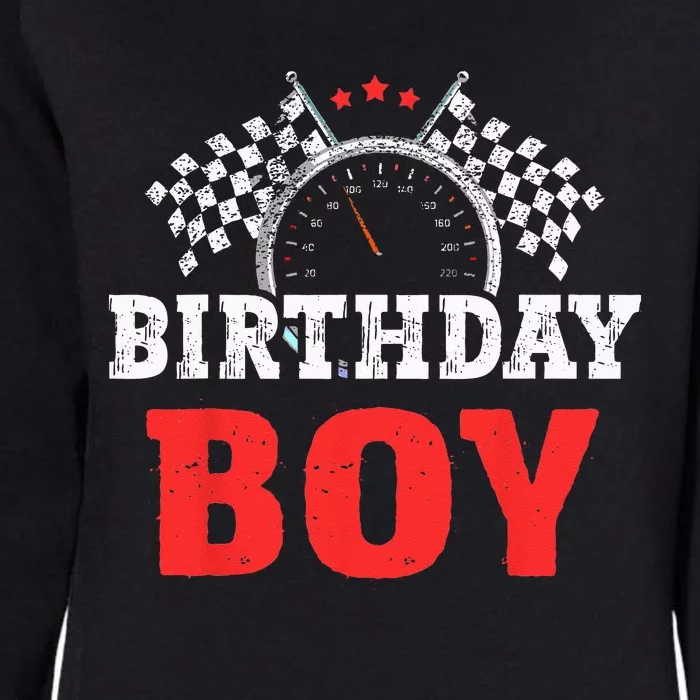 Birthday Boy Race Car Racing Car Driver Birthday Crew Womens California Wash Sweatshirt