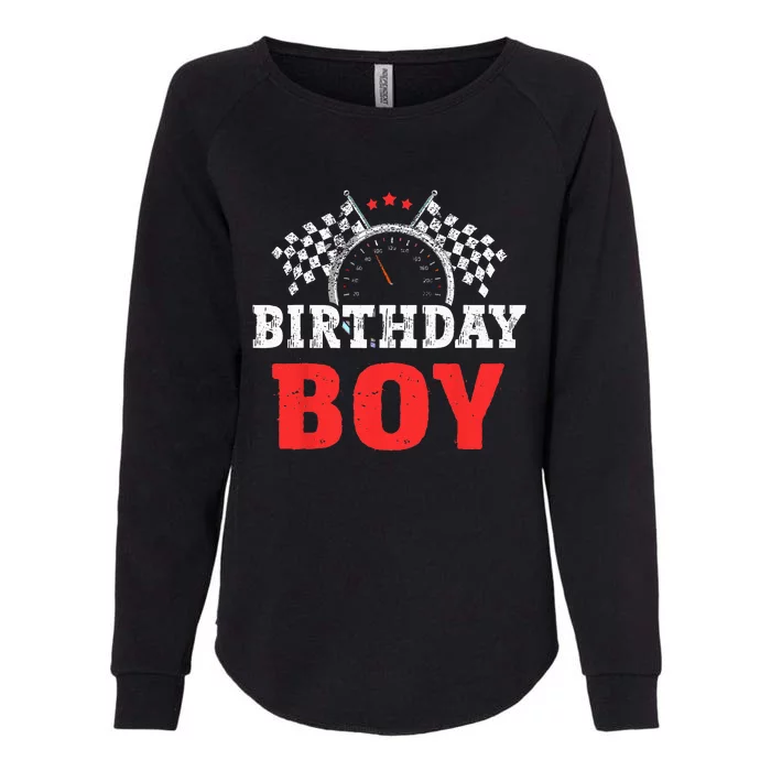 Birthday Boy Race Car Racing Car Driver Birthday Crew Womens California Wash Sweatshirt