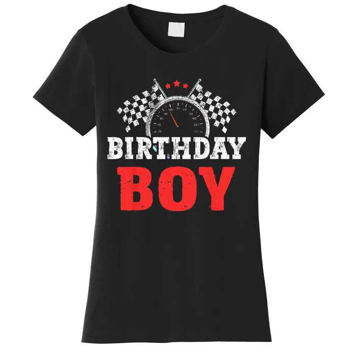 Birthday Boy Race Car Racing Car Driver Birthday Crew Women's T-Shirt