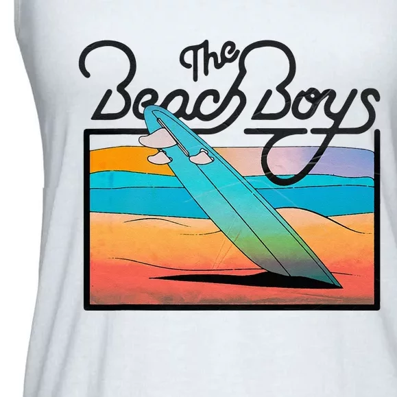 Beach Beach Sunset Ladies Essential Flowy Tank