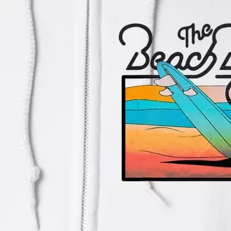 Beach Beach Sunset Full Zip Hoodie