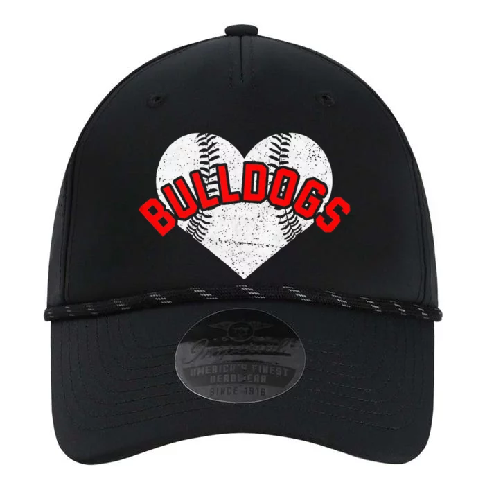 Bulldogs Baseball Softball High School Team Mascot Mom Performance The Dyno Cap