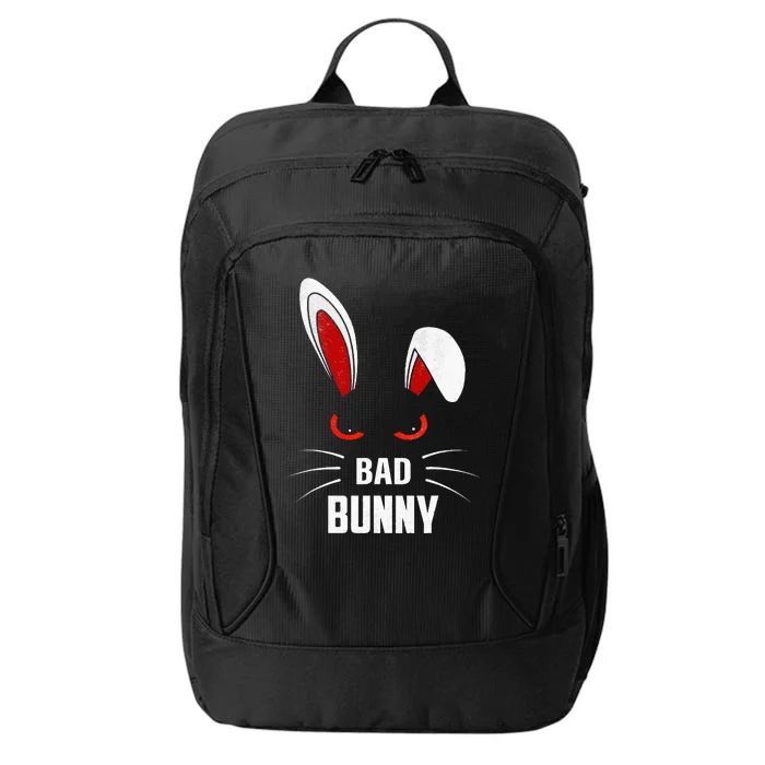 Bad Bunny Scary Rabbit Cool Animal Lover City Backpack