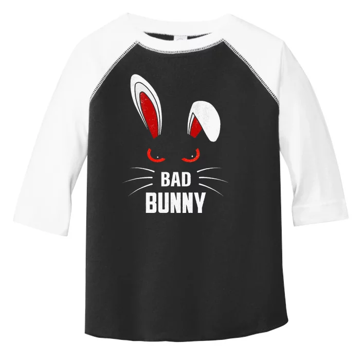 Bad Bunny Scary Rabbit Cool Animal Lover Toddler Fine Jersey T-Shirt