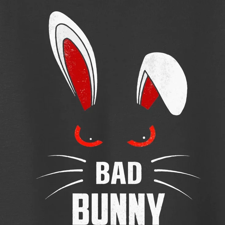 Bad Bunny Scary Rabbit Cool Animal Lover Toddler T-Shirt