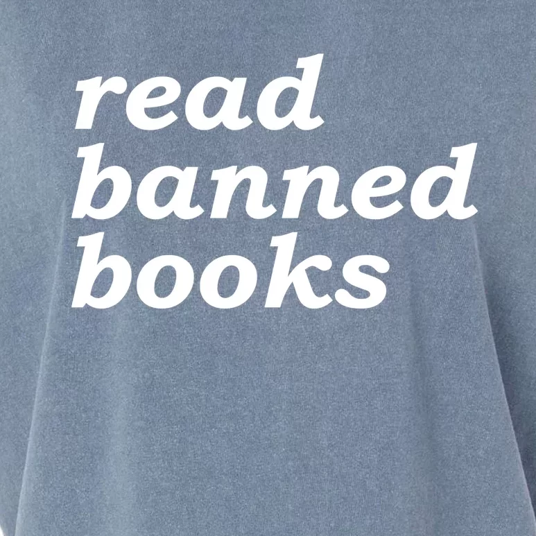 Banned Books Shirt Read Banned Books Gift For Reader Garment-Dyed Women's Muscle Tee