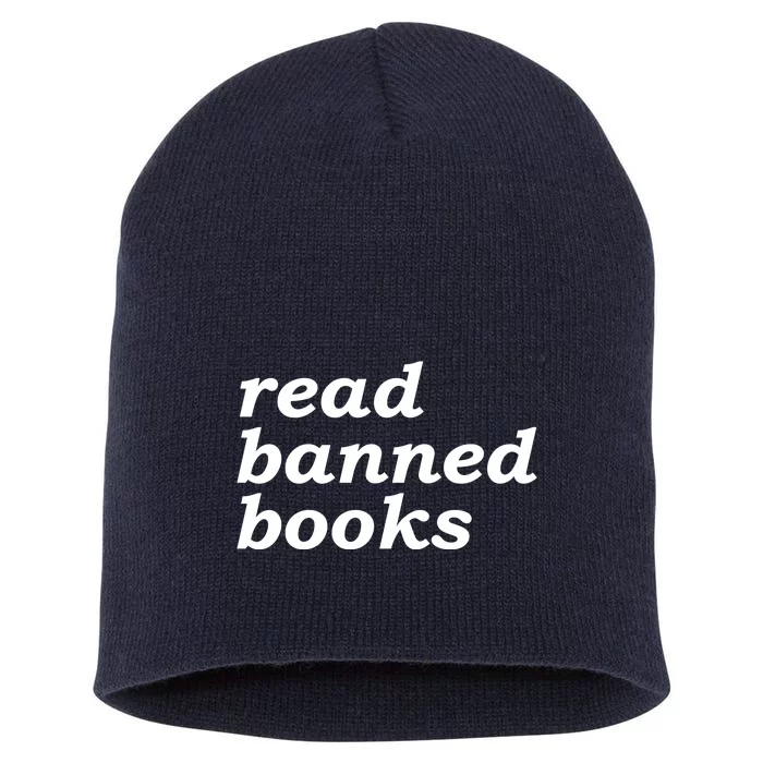 Banned Books Shirt Read Banned Books Gift For Reader Short Acrylic Beanie