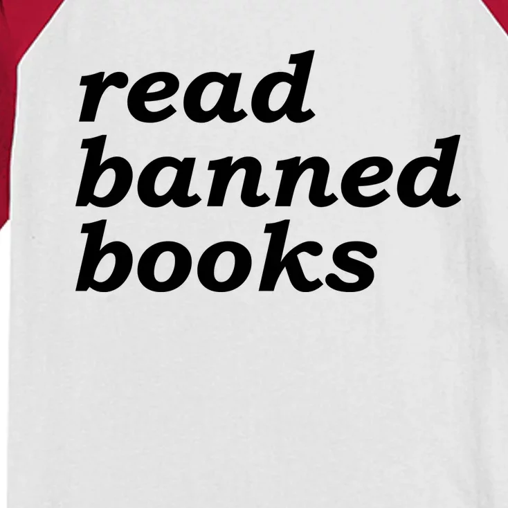 Banned Books Shirt Read Banned Books Gift For Reader Kids Colorblock Raglan Jersey