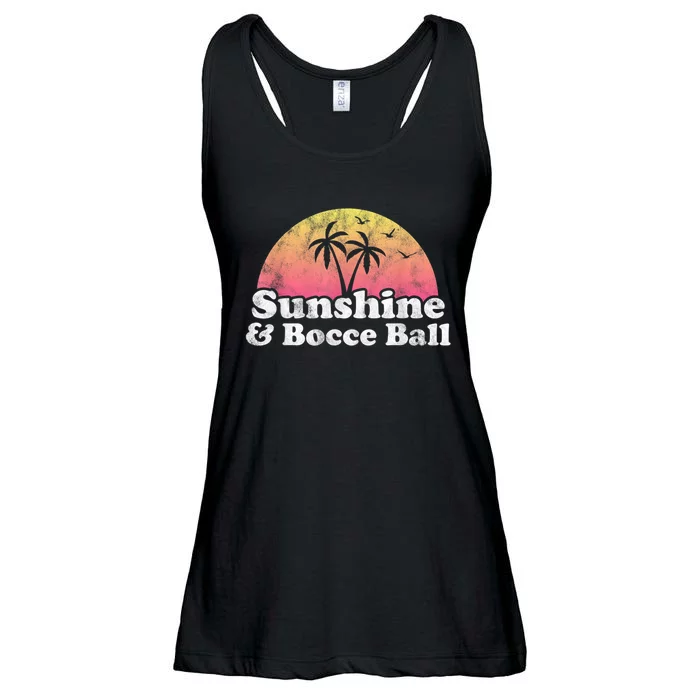 Bocce Ball Sunshine And Bocce Ball Ladies Essential Flowy Tank