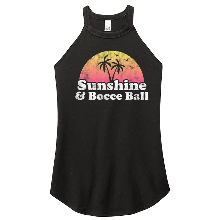 Bocce Ball Sunshine And Bocce Ball Women’s Perfect Tri Rocker Tank