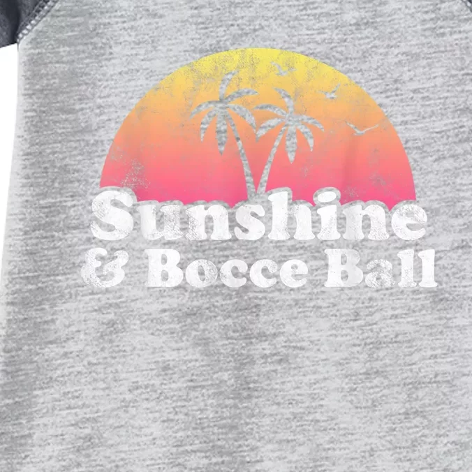 Bocce Ball Sunshine And Bocce Ball Infant Baby Jersey Bodysuit