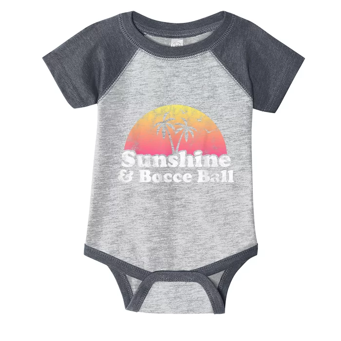 Bocce Ball Sunshine And Bocce Ball Infant Baby Jersey Bodysuit