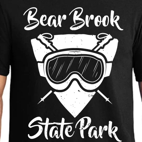 Bear Brook State Park New Hampshire Ski Sking Goggles Gift Pajama Set