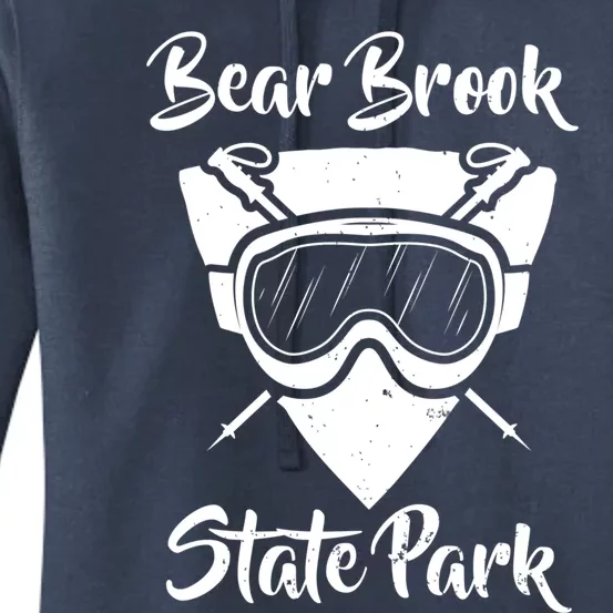 Bear Brook State Park New Hampshire Ski Sking Goggles Gift Women's Pullover Hoodie