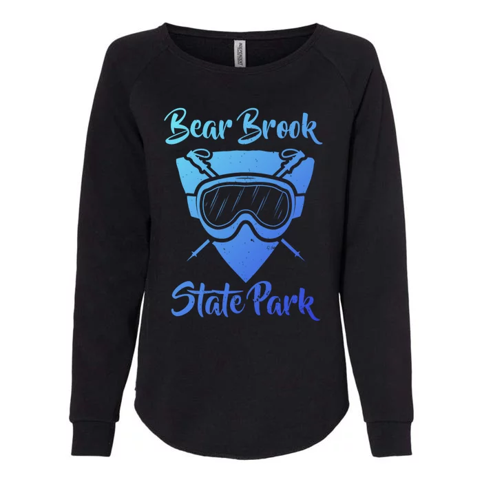 Bear Brook State Park New Hampshire Ski Sking Goggles Cute Gift Womens California Wash Sweatshirt