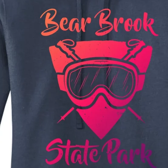 Bear Brook State Park New Hampshire Ski Sking Goggles Cute Gift Women's Pullover Hoodie