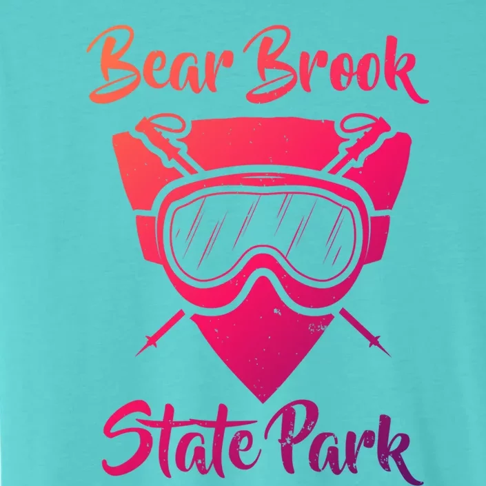 Bear Brook State Park New Hampshire Ski Sking Goggles Cute Gift ChromaSoft Performance T-Shirt