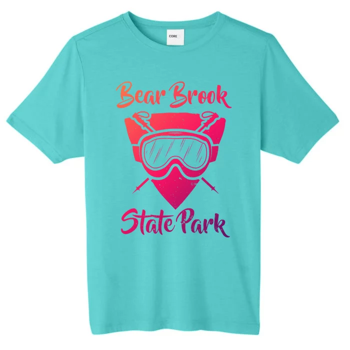 Bear Brook State Park New Hampshire Ski Sking Goggles Cute Gift ChromaSoft Performance T-Shirt