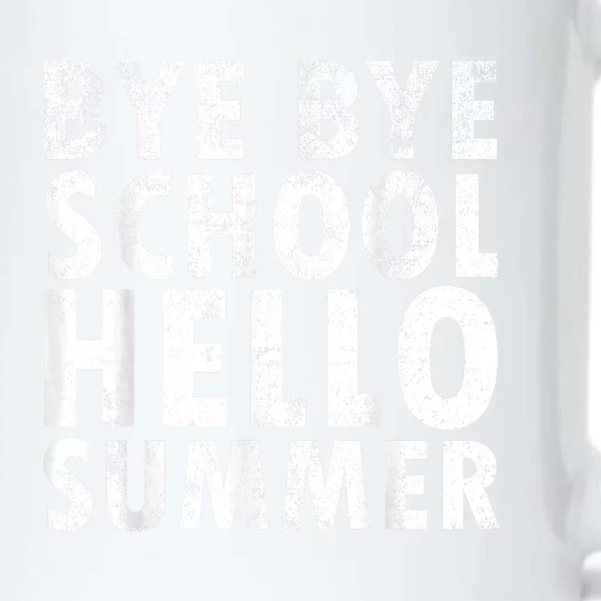 Bye Bye School, Hello Summer Funny Last Day Of School Black Color Changing Mug