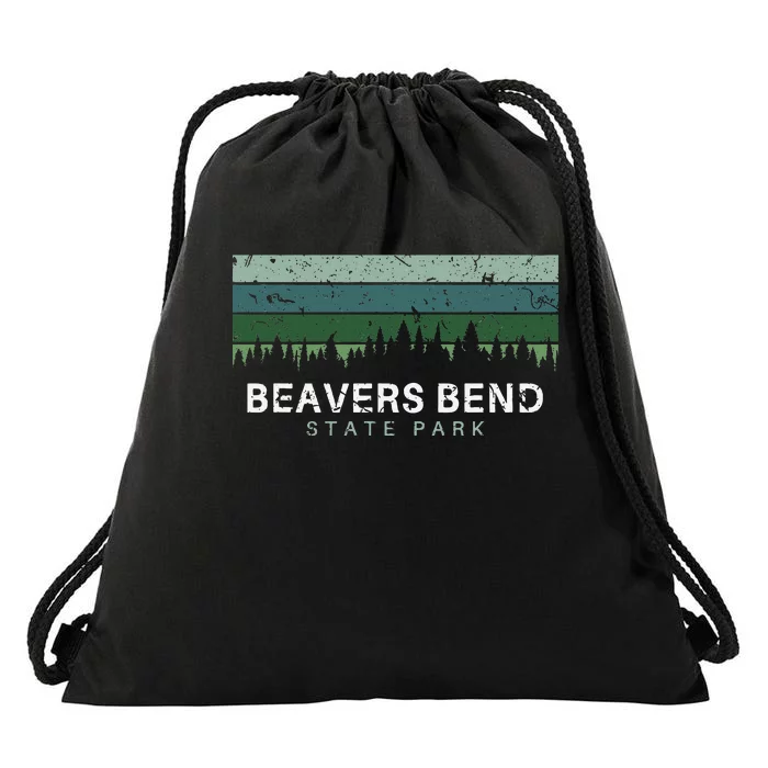 Beavers Bend State Park Oklahoma Drawstring Bag