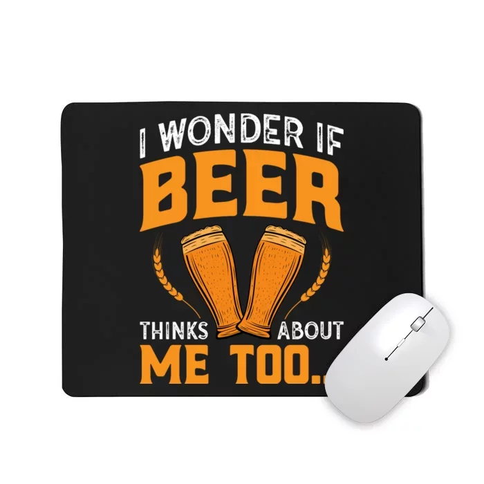 Best Beer Saying Art Mousepad