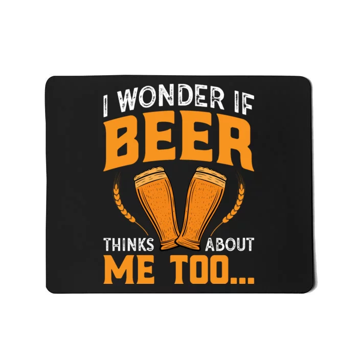 Best Beer Saying Art Mousepad