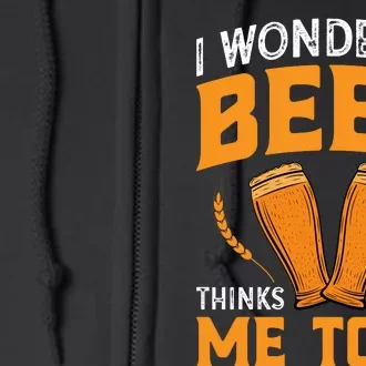 Best Beer Saying Art Full Zip Hoodie