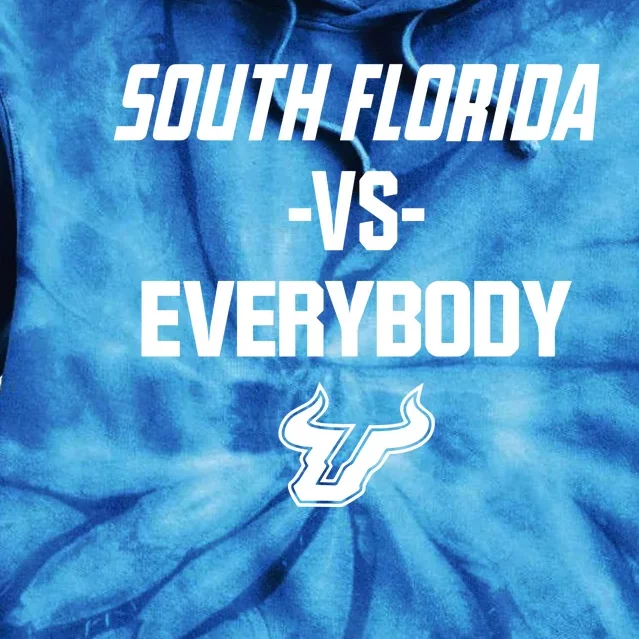 Byrum Brown South Florida Vs Everybody Tie Dye Hoodie