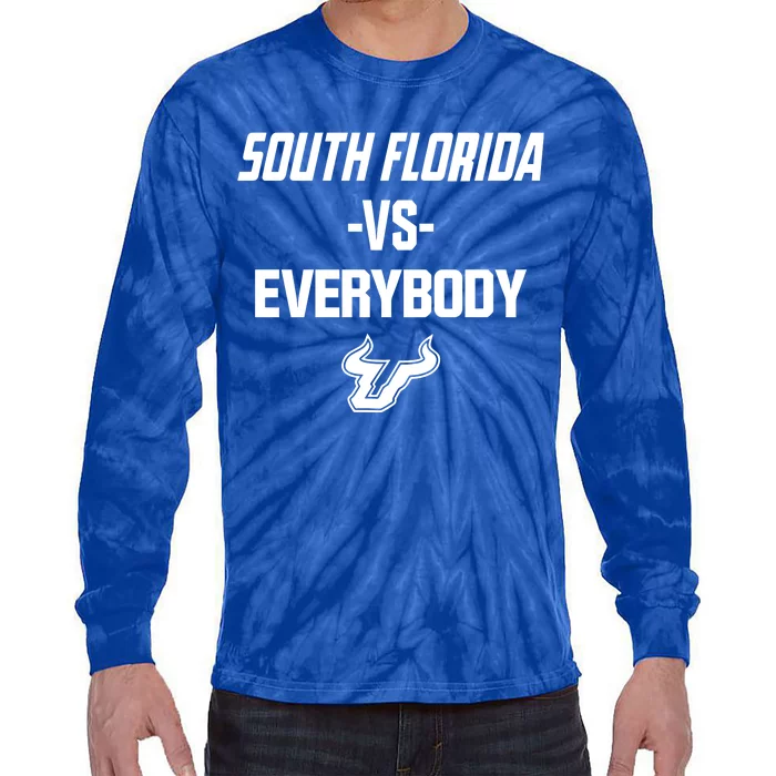 Byrum Brown South Florida Vs Everybody Tie-Dye Long Sleeve Shirt