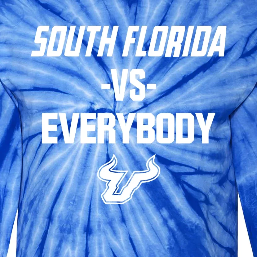 Byrum Brown South Florida Vs Everybody Tie-Dye Long Sleeve Shirt