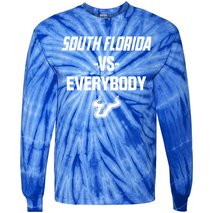 Byrum Brown South Florida Vs Everybody Tie-Dye Long Sleeve Shirt