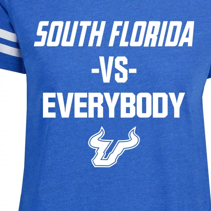 Byrum Brown South Florida Vs Everybody Enza Ladies Jersey Football T-Shirt