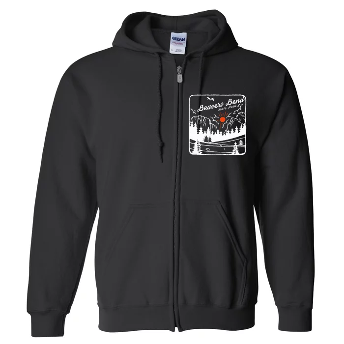 Beavers Bend State Park Oklahoma Full Zip Hoodie